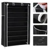 Schuhschrank mit 9 Ebenen Schuhregal Stoffschrank für 36 Produktbild-Vorschau 2