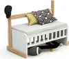 AT4  Weige Babybett Beistellbett Holz mit Matratze und Produktbild-Vorschau 5
