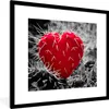 MuchoWow® Gerahmtes Poster Schwarz-Weiß-Foto mit einem Produktbild-Vorschau 1