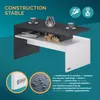 CASARIA® Tavolino Salotto da Divano 95x55x50cm Mobiletto Anteprima dell’immagine prodotto 5