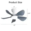 AIORBER 29 Zoll Deckenventilator flach mit dimmbarem Produktbild-Vorschau 8