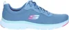 A side view of a blue Skechers Flex Appeal 4.0 Brillant View shoe. Produktbild-Vorschau
