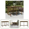 The Living Store Gartentisch Honigbraun 159,5x82,5x110 cm Produktbild-Vorschau 8