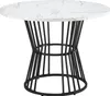 Sweiko wit met metalen poten (1 stuk), keukentafel, stevig Productafbeelding-voorbeeld 11