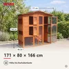 Hühnerstall XL Kleintierstall mit Auslauf & Nestbox Produktbild-Vorschau 3