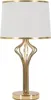 Tischlampe Lampada 28 x 53 x 28 cm Metall Plastik Gold Weiß Produktbild-Vorschau 1