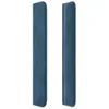Kopfteil mit Ohren Dunkelblau 163x16x118/128 cm Samt Produktbild-Vorschau 4