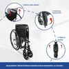 Fauteuil roulant pliable Denver de Mobiclinic, hauteur Voir les images du produit 3