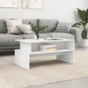 The Living Store konferenčný stolík biely 90x55x42,5 cm Náhľad obrázku produktu 2