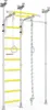 Sprossenwand Kletterwand Kinderzimmer Spielplatz Jupiter 3 Produktbild-Vorschau 1