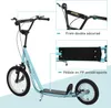 HOMCOM Trottinette patinette Grandes Roues pneumatiques Ø Voir les images du produit 6