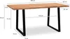 FineBuy Esszimmertisch 180 cm rechteckig Massivholz Akazie Produktbild-Vorschau 3