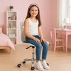 Springos® Bürostuhl Drehstuhl Weiß/Grau Ergonomisch Produktbild-Vorschau 10