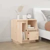 vidaXL Nachttisch 50x34x50 cm Massivholz Kiefer Produktbild-Vorschau 3