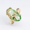 Schicker Damen-Fingerring mit Libellenblatt, oval, Produktbild-Vorschau 7