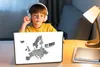 MuchoWow® Laptop Aufkleber Sticker Cover Eurocard in grauer Produktbild-Vorschau 3