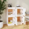 The Living Store Sideboards 2 Stk. Weiß 31,5x34x75 cm Produktbild-Vorschau 4