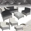 tectake® Aluminium Rattan Lounge wetterfest und Produktbild-Vorschau 10