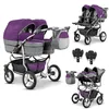 Zwillingskinderwagen 5 in 1 Twin Star inkl. Autositze und Produktbild-Vorschau 1