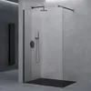 doporro Duschwand Duschtrennwand 160x200 Walk-In Dusche Produktbild-Vorschau 1