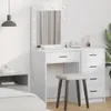 vidaXL Tavolino da toilette con cassetti bianco 50 x 41 x Anteprima dell’immagine prodotto 2