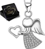 Damen Frauen Engel Halskette mit Anhänger echt 925 Sterling Produktbild-Vorschau 1