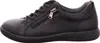 A side view of a black leather sneaker with a zipper. Produktbild-Vorschau