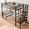 Letto a castello Flieks 90x200 cm con divano imbottito, Anteprima dell’immagine prodotto 3