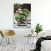 Leinwandbild bonsaibaum auf steinen 60x90 cm Feeby grün Produktbild-Vorschau 2