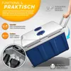 tillvex Kühlbox elektrisch 40L Blau mit Rollen | Produktbild-Vorschau 3