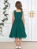Mädchen Chiffon Abendkleid mit Strasssteinen Gr. 140 – Produktbild-Vorschau 2