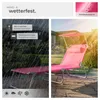 tectake® Gartenliege 4-stufig mit Kopfpolster Produktbild-Vorschau 6