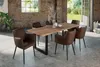 Esstisch Baumkante massiv Akazie stone 240 x 100 cm schwarz Produktbild-Vorschau 5