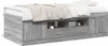 Tagesbett mit Schubladen ohne Matratze Grau Sonoma 100x200 Produktbild-Vorschau 2