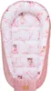 Little Fairy & Smokey Pink Soft Velvet Babynest Kokon Produktbild-Vorschau 3