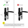 Aluminium Schmalrahmengarnitur Schwarz 92mm PZ Produktbild-Vorschau 3