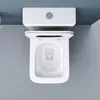 doporro WC à Poser Céramique Blanc Toilette avec Réservoir Voir les images du produit 6