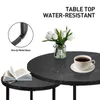 BIGTREE Couchtisch, 2er Set Couchtisch Rund Produktbild-Vorschau 3