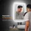 A man is shaving in front of a lighted LED bathroom mirror. Náhľad obrázku produktu