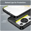 Huawei P60 / P60 Pro Hülle, Carbon-Faser TPU Silikon Produktbild-Vorschau 4