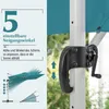 COSTWAY Sonnenschirm Ø300cm, Terrassenschirm mit Kreuzfuß, Produktbild-Vorschau 6