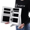 A person is holding open a white jewelry box. Produktbild-Vorschau