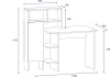 Skye Decor, Buğra- Buğra ARN, eichenfarbig, Couchtische, Produktbild-Vorschau 3