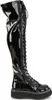 EMILY-375 Damen Boots von DemoniaCult, Schwarz Lack , EU Produktbild-Vorschau 5