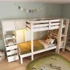 Letto a castello Merax 90x200cm con LED, letto per bambini Anteprima dell’immagine prodotto 3