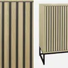 sweeek - Modernes Sideboard mit Holzoptik und Rillenmuster, Produktbild-Vorschau 3