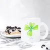 Mr. & Mrs. Panda Tee Tasse Blume Kleeblatt - Transparent - Produktbild-Vorschau 3