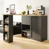 OKWISH Meuble Bar Pivotant 360° Avec 2 Tiroirs, Portes Voir les images du produit 2