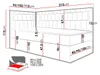 MIRJAN24 Boxspringbett Gold Junior 3 90x200, Einzelbett mit Produktbild-Vorschau 14