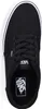 A top-down view of a black Vans sneaker. Produktbild-Vorschau